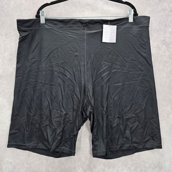 Catherines Black Sleep Intimates Stretch Compression Pants Shorts Plus 4X - Picture 1 of 4